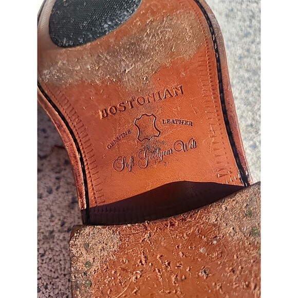Bostonian US Made Soft Lace Oxford  Soft Goodyear Welt British Tan size 7 main image 5